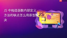 js 中构造函数内部定义方法的缺点怎么用原型解决
