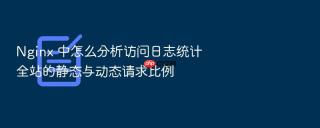 Nginx 中怎么分析访问日志统计全站的静态与动态请求比例