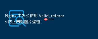 Nginx 中怎么使用 Valid_referers 防止网站图片盗链