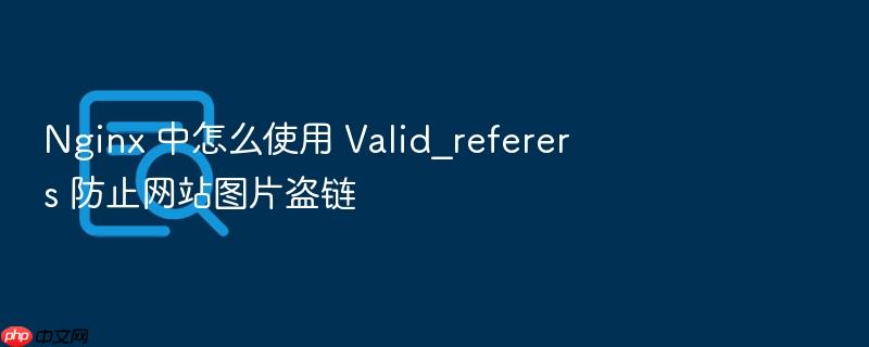 nginx 中怎么使用 valid_referers 防止网站图片盗链