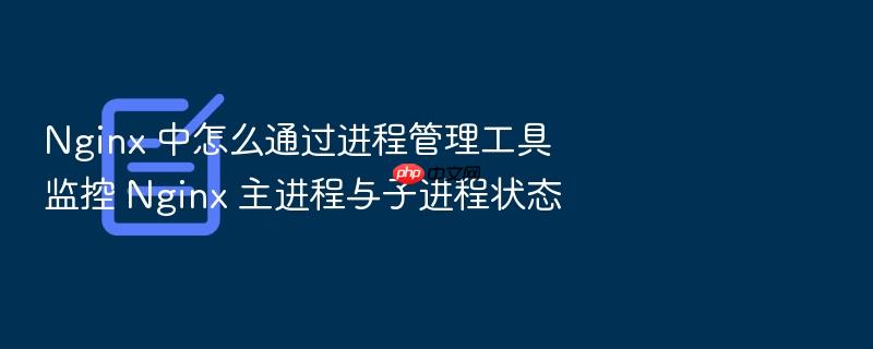 nginx 中怎么通过进程管理工具监控 nginx 主进程与子进程状态