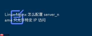 Linux Nginx 怎么配置 server_name 只允许特定 IP 访问