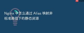 Nginx 中怎么通过 Alias 映射非标准路径下的静态资源