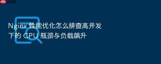 Nginx 性能优化怎么排查高并发下的 CPU 瓶颈与负载飙升