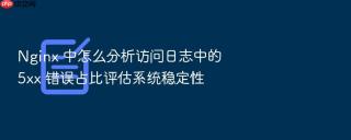 Nginx 中怎么分析访问日志中的 5xx 错误占比评估系统稳定性
