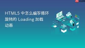 html5 中怎么编写循环旋转的 loading 加载动画