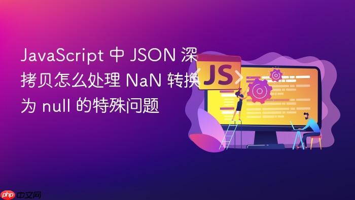 javascript 中 json 深拷贝怎么处理 nan 转换为 null 的特殊问题