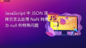JavaScript 中 JSON 深拷贝怎么处理 NaN 转换为 null 的特殊问题