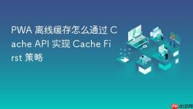 pwa 离线缓存怎么通过 cache api 实现 cache first 策略