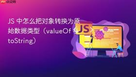JS 中怎么把对象转换为原始数据类型（valueOf 与 toString）