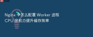 Nginx 中怎么配置 Worker 进程 CPU 亲和力提升缓存效率