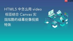 html5 中怎么用 video 标签结合 canvas 实现炫酷的绿幕抠像视频特效
