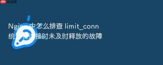 nginx 中怎么排查 limit_conn 统计长连接时未及时释放的故障