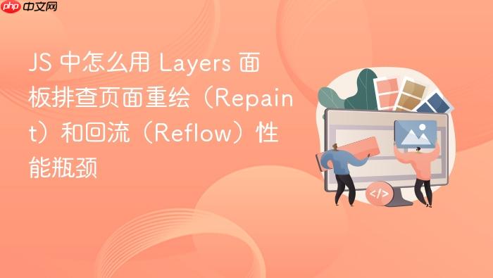 js 中怎么用 layers 面板排查页面重绘(repaint)和回流(reflow)性能瓶颈