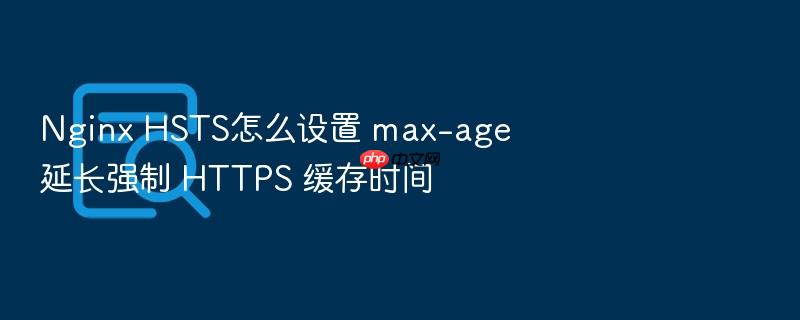 nginx hsts怎么设置 max-age 延长强制 https 缓存时间