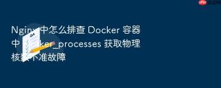 nginx 中怎么排查 docker 容器中 worker_processes 获取物理核数不准故障