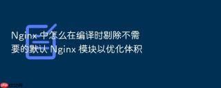 Nginx 中怎么在编译时剔除不需要的默认 Nginx 模块以优化体积