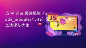 JS 中 Vite 缓存机制（node_modules/.vite）怎么清理与优化