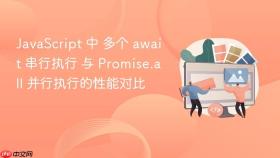 javascript 中 多个 await 串行执行 与 promise.all 并行执行的性能对比