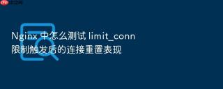nginx 中怎么测试 limit_conn 限制触发后的连接重置表现