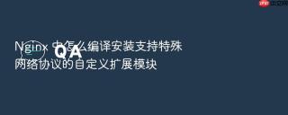 nginx 中怎么编译安装支持特殊网络协议的自定义扩展模块
