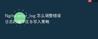 nginx error_log 怎么调整错误日志的缓冲区与写入策略
