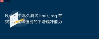 nginx 中怎么测试 limit_req 在突发流量峰值时的平滑缓冲能力