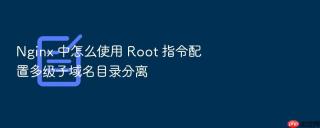 nginx 中怎么使用 root 指令配置多级子域名目录分离