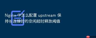 Nginx 中怎么配置 upstream 保持长连接时的空闲超时释放阈值