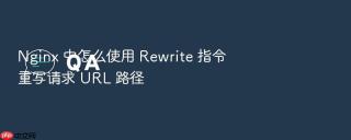 nginx 中怎么使用 rewrite 指令重写请求 url 路径