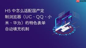 h5 中怎么适配国产定制浏览器(uc、qq、小米、华为)的特色表单自动填充机制
