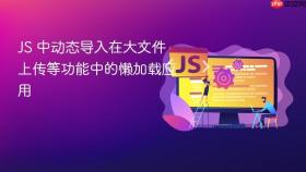 js 中动态导入在大文件上传等功能中的懒加载应用