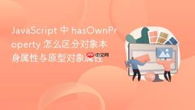 JavaScript 中 hasOwnProperty 怎么区分对象本身属性与原型对象属性