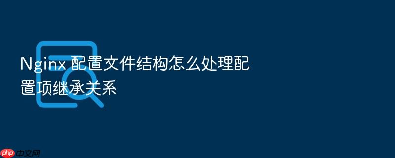 nginx 配置文件结构怎么处理配置项继承关系