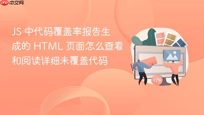 js 中代码覆盖率报告生成的 html 页面怎么查看和阅读详细未覆盖代码