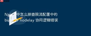 Nginx 中怎么排查限流配置中的 burst 与 nodelay 协同逻辑错误