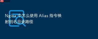 Nginx 中怎么使用 Alias 指令映射别名目录路径