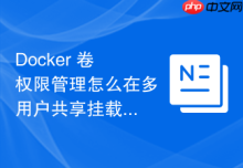 Docker 卷权限管理怎么在多用户共享挂载卷时保证安全性