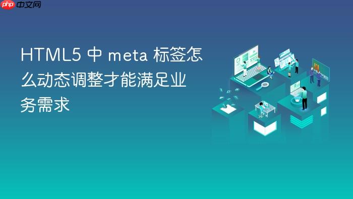 html5 中 meta 标签怎么动态调整才能满足业务需求