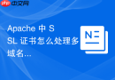 Apache 中 SSL 证书怎么处理多域名绑定时的 SNI 握手兼容性故障