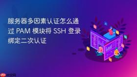 服务器多因素认证怎么通过 pam 模块将 ssh 登录绑定二次认证