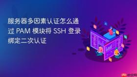 服务器多因素认证怎么通过 PAM 模块将 SSH 登录绑定二次认证