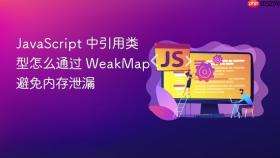 javascript 中引用类型怎么通过 weakmap 避免内存泄漏
