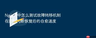 nginx 中怎么测试故障转移机制在网络闪断恢复后的自愈速度
