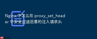 nginx 中怎么在 proxy_set_header 中安全过滤恶意的注入请求头
