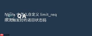 nginx 中怎么自定义 limit_req 限流触发时的返回状态码