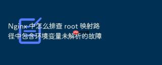 Nginx 中怎么排查 root 映射路径中包含环境变量未解析的故障