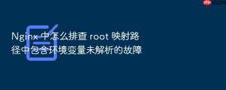 nginx 中怎么排查 root 映射路径中包含环境变量未解析的故障