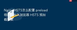 nginx hsts怎么配置 preload 将网站加入浏览器 hsts 预加载列表