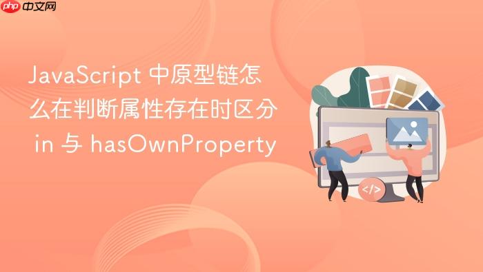 javascript 中原型链怎么在判断属性存在时区分 in 与 hasownproperty